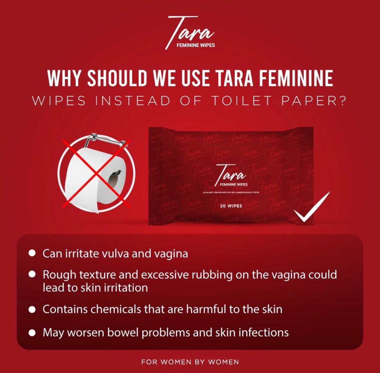 TARA FEMININE WIPES